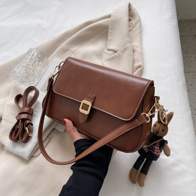 Retro Texture New Simple Fashion One-shoulder Messenger Bag