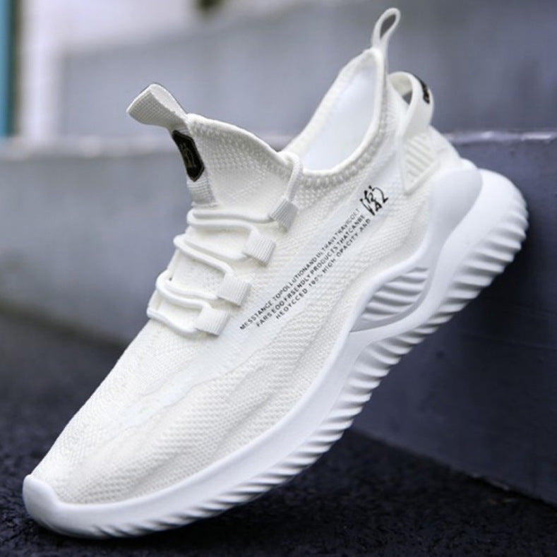 Baskets de course plates en maille respirante légère pour homme