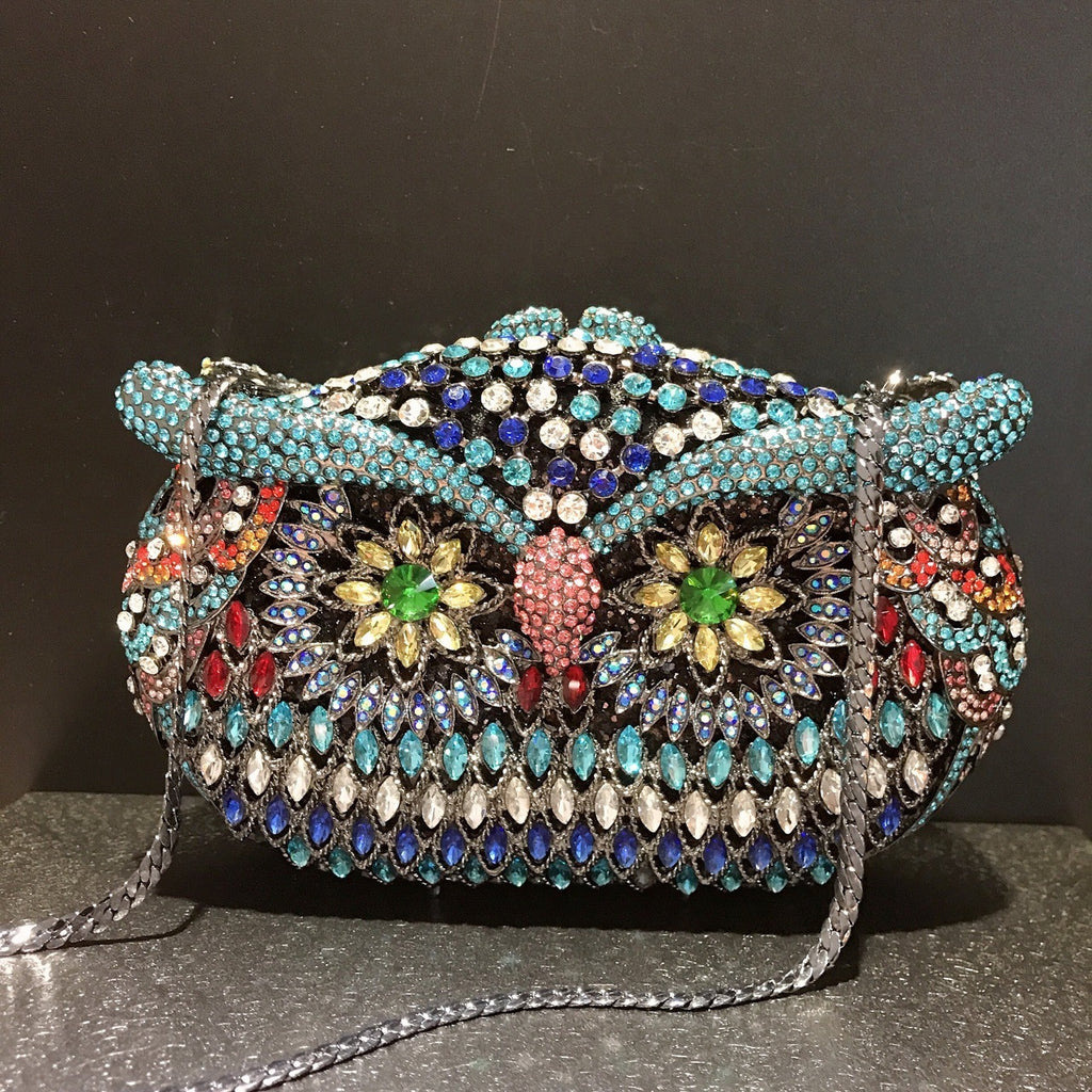 Hollow Out Diamond Banquet Clutch Bag Small 16x10x6.5cm Magnetic Buckle