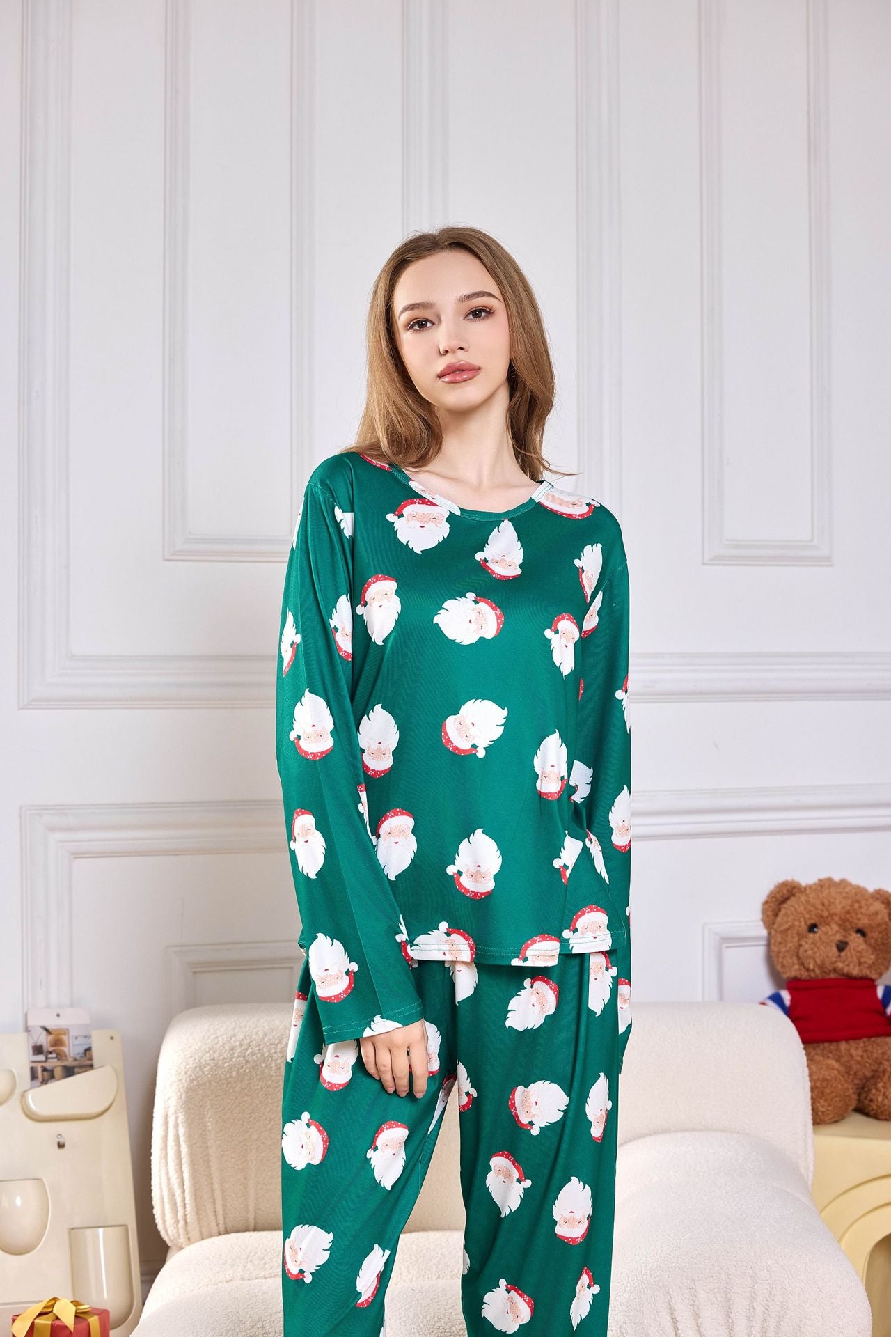Cartoon Two-Piece Milk Silk Homewear Set