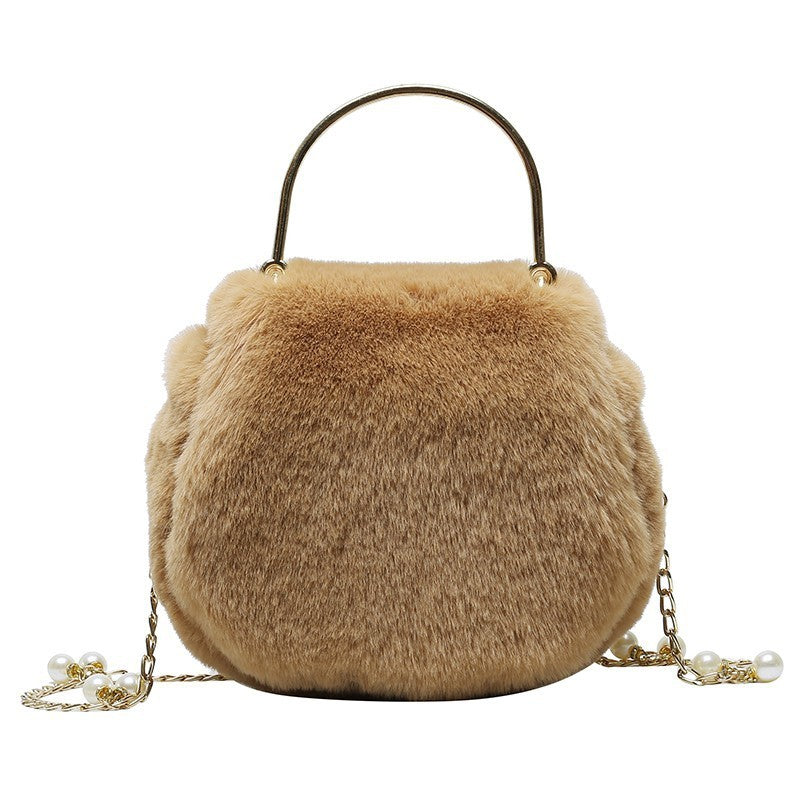 Women's Fashionable Elegant Pearl Chain Handbag