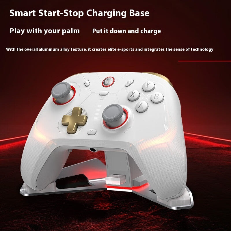 Wireless Game Controller Charging Base with Bluetooth Vibration