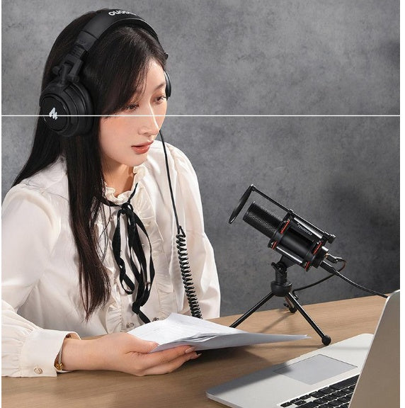 Wired Metal Recording Microphone for Mobile Phone & Computer