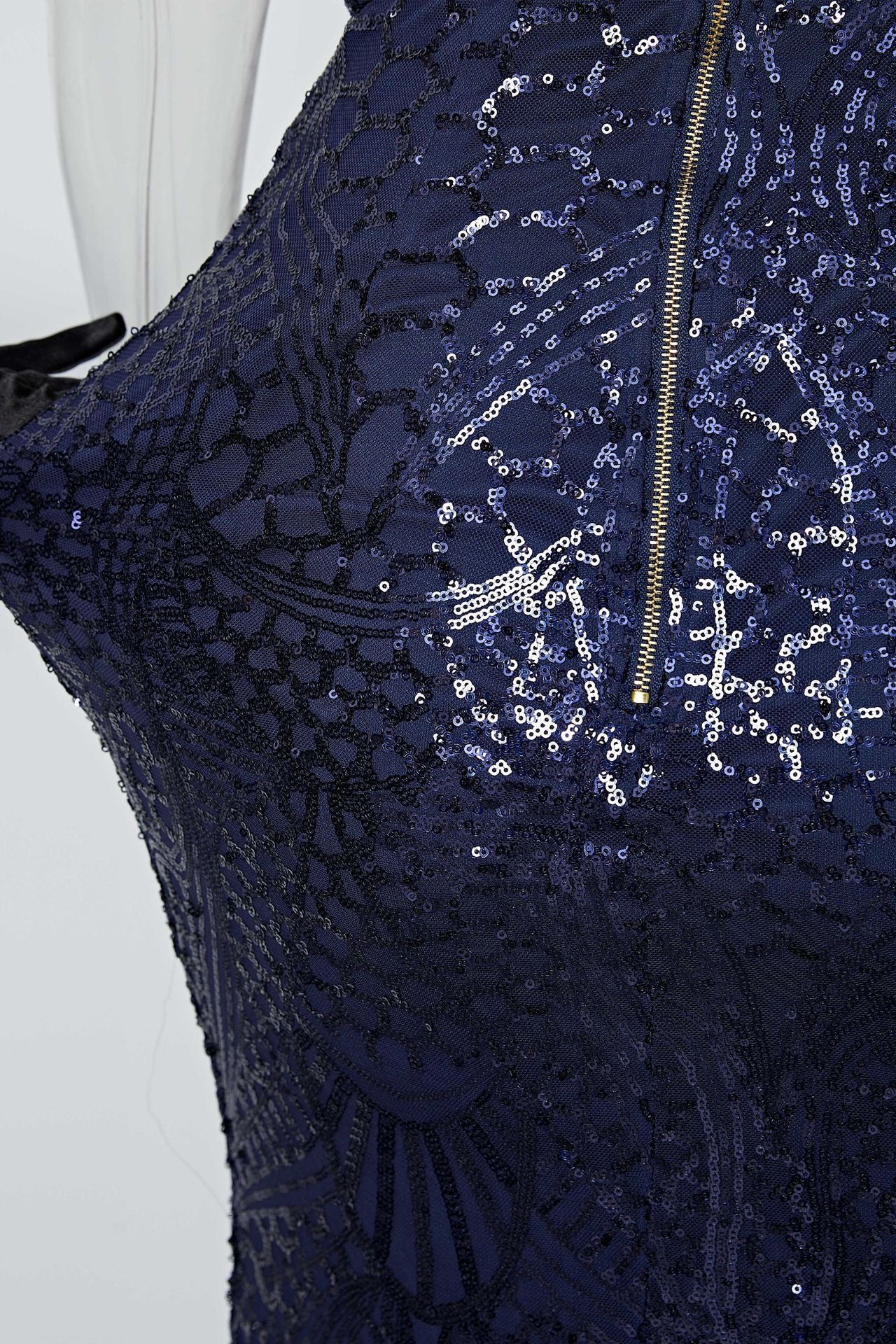 Women's Sequined Tube Top Dress Mop