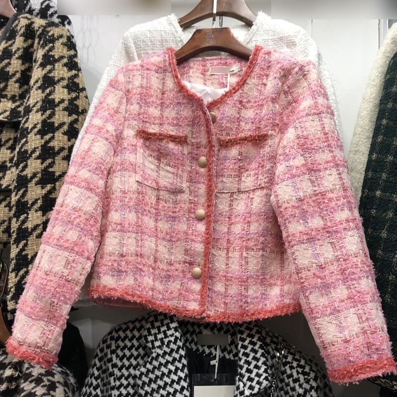 Women's Small Red Fragrance Rabbit Fur Jacket