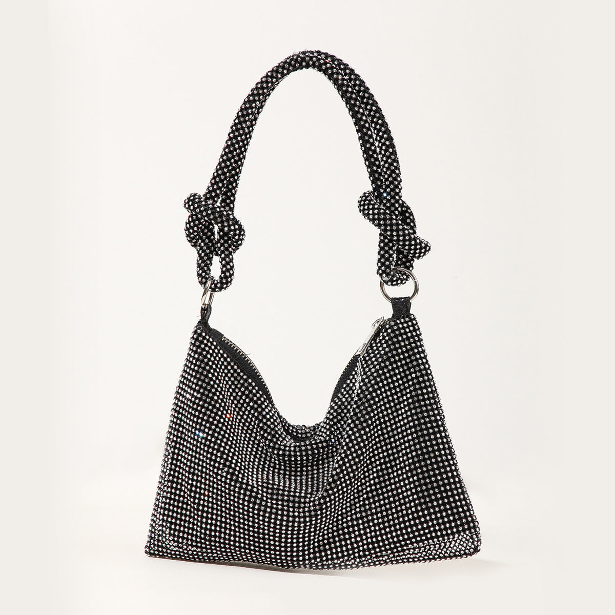 Pochette de soirée pour femme incrustée de strass et diamants, 26x16cm, Plusieurs coloris