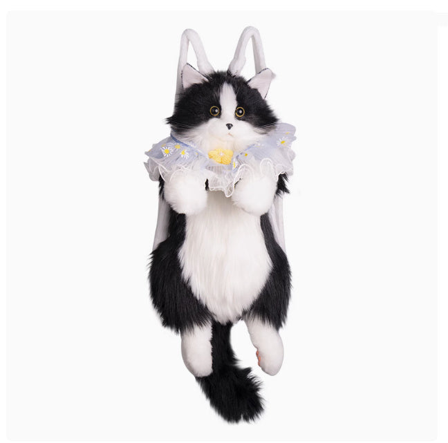 Cow Cat Backpack Simulation Plush Toy