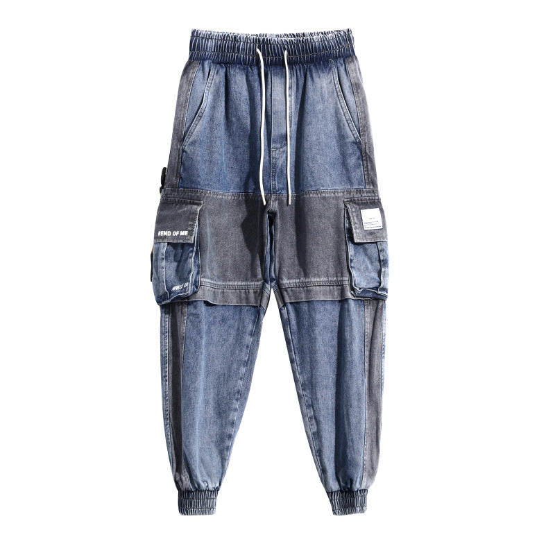 Men's Fall Loose Hip-Hop Workwear Jeans