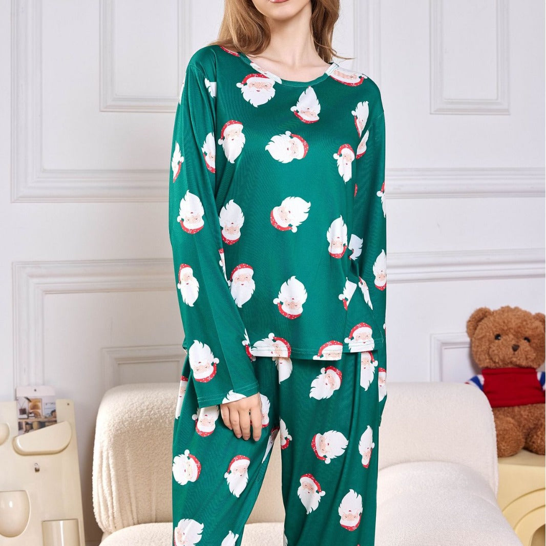 Ensemble deux pièces en soie de lait à motif dessin animé