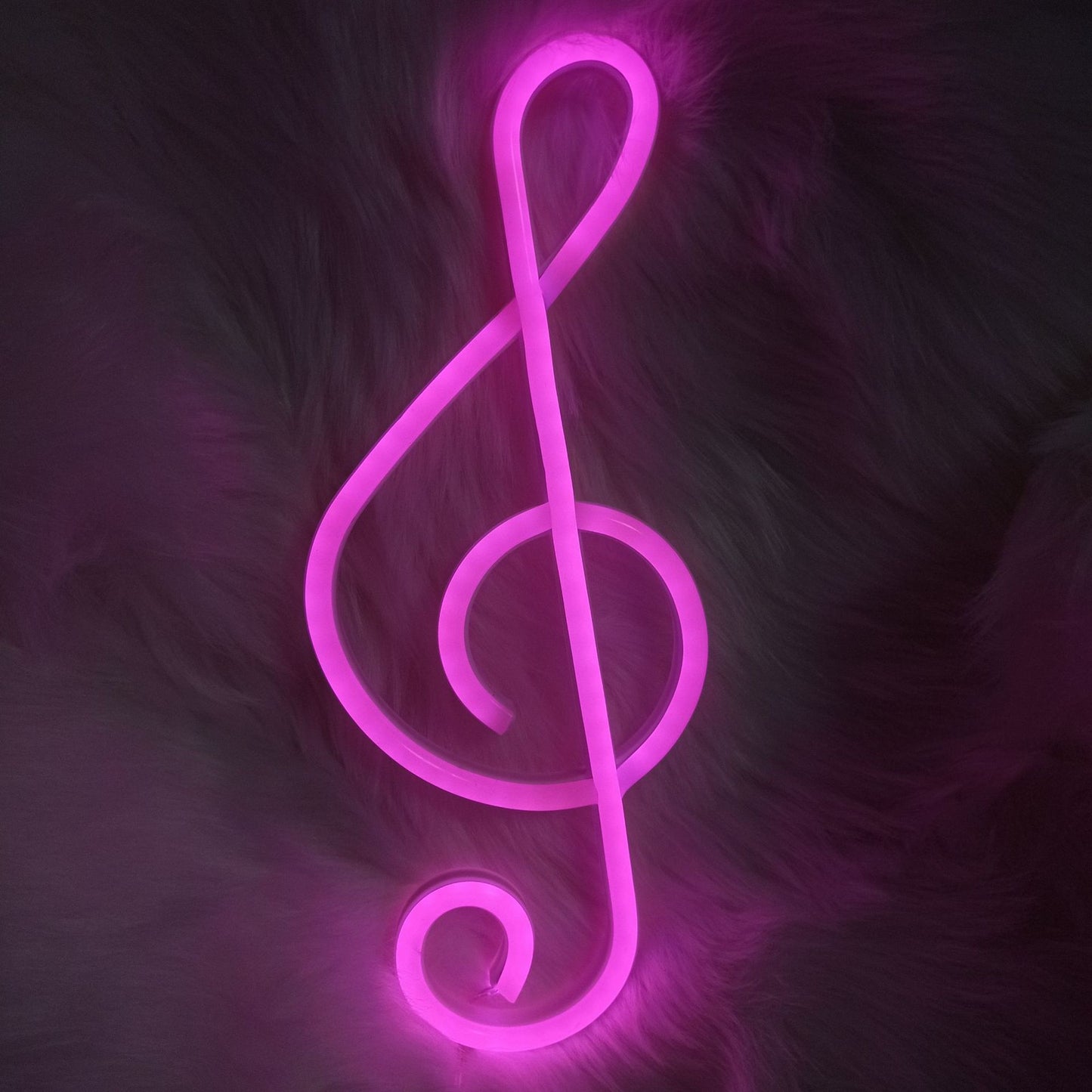 Note Neon Bar Room Decorative Light 35x14mm PVC