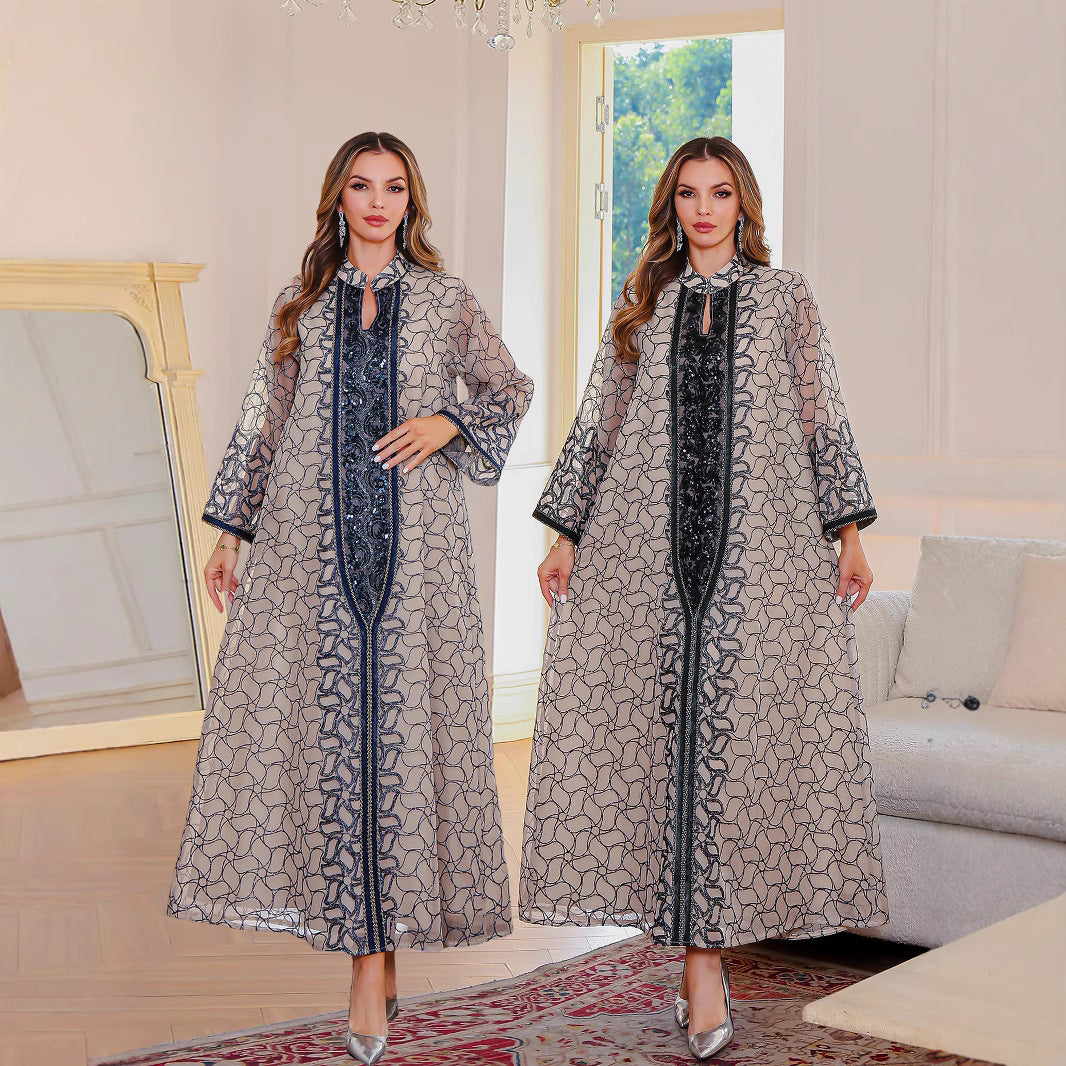 Nouvelle robe musulmane pour femme, vêtements du Moyen-Orient