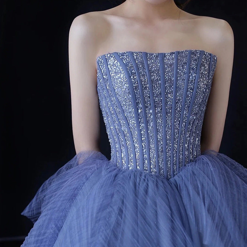 Women's Fashion Banquet Elegant Slimming Thin Bustier Dress