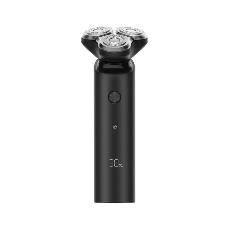 Rechargeable Full Body Washable Electric Razor for Men Black