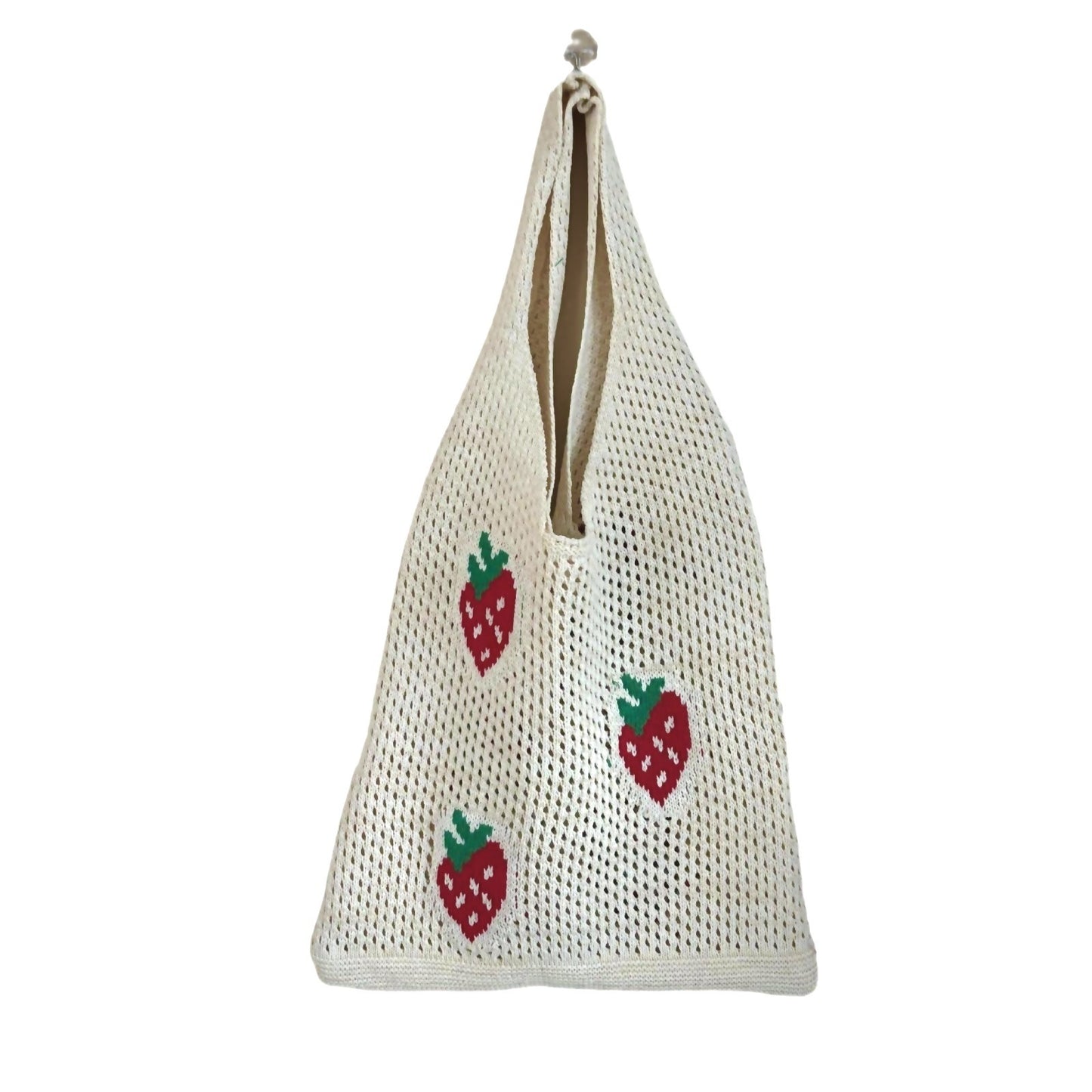Strawberry Knitted Hollow Bag