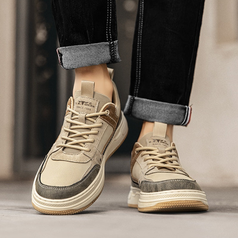 Men's Spring Retro Casual Leather Sports Shoes All-Matching