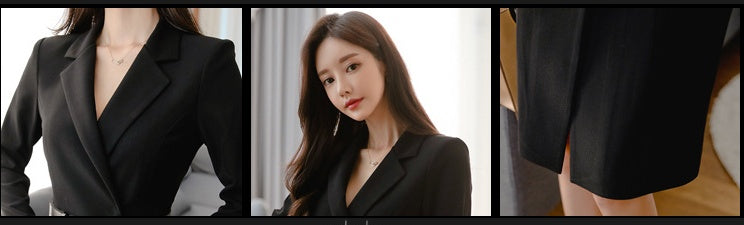 Suit waist dress