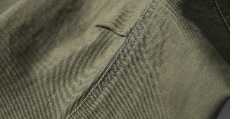 Pantalon en coton polyvalent pour homme salopette style rétro japonais