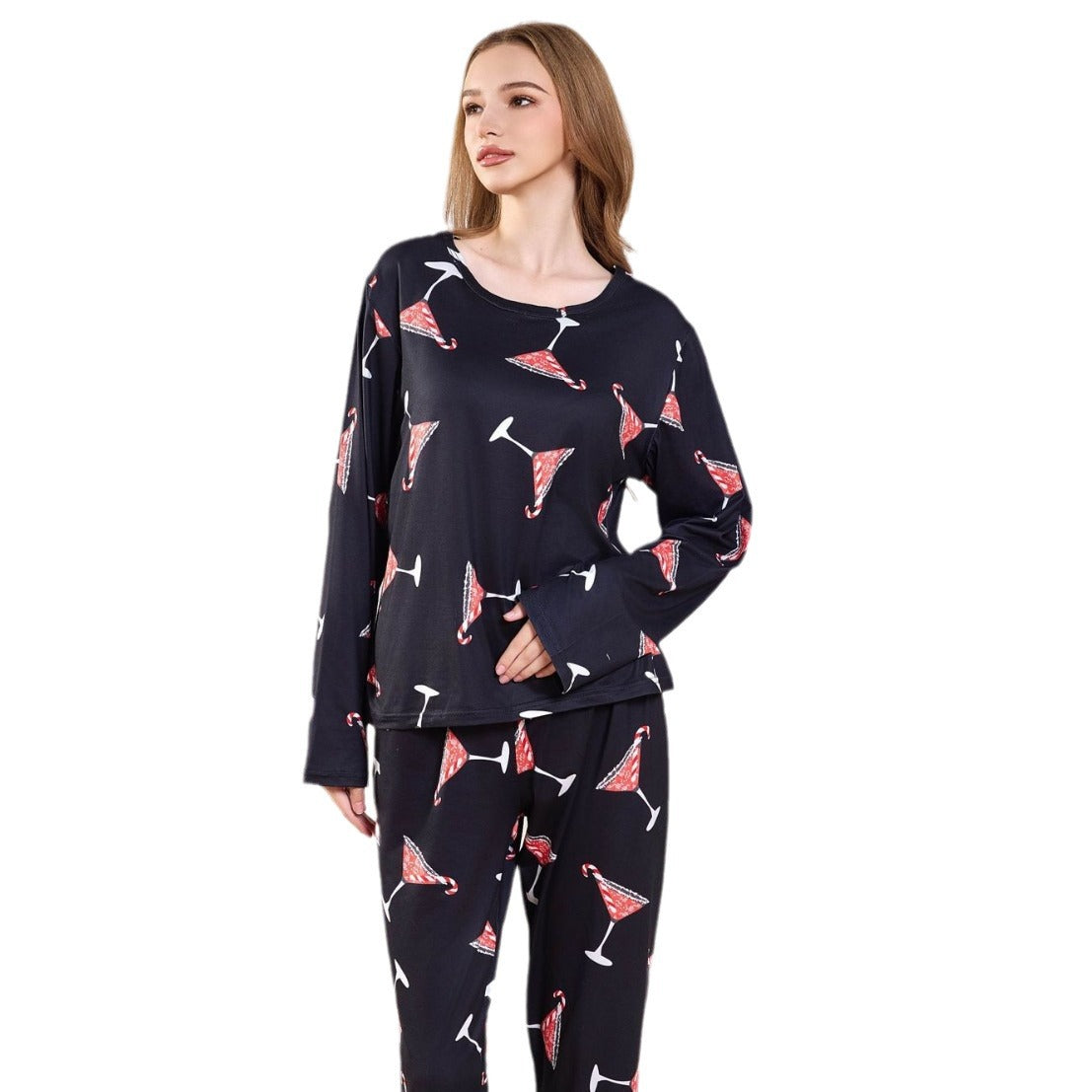 Cartoon Two-Piece Milk Silk Homewear Set
