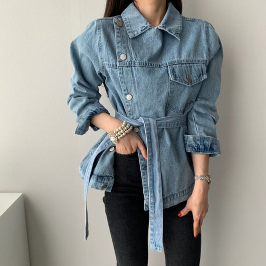 Long sleeve denim jacket