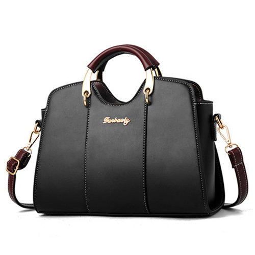 Designer PU Shoulder Bag for Women 28.5x27x10cm Wine Red Black Pink Beige