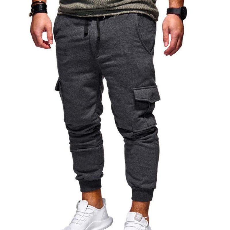 Men's Sport Jogger Sweatpants Polyester Lycra Stretch Fabric