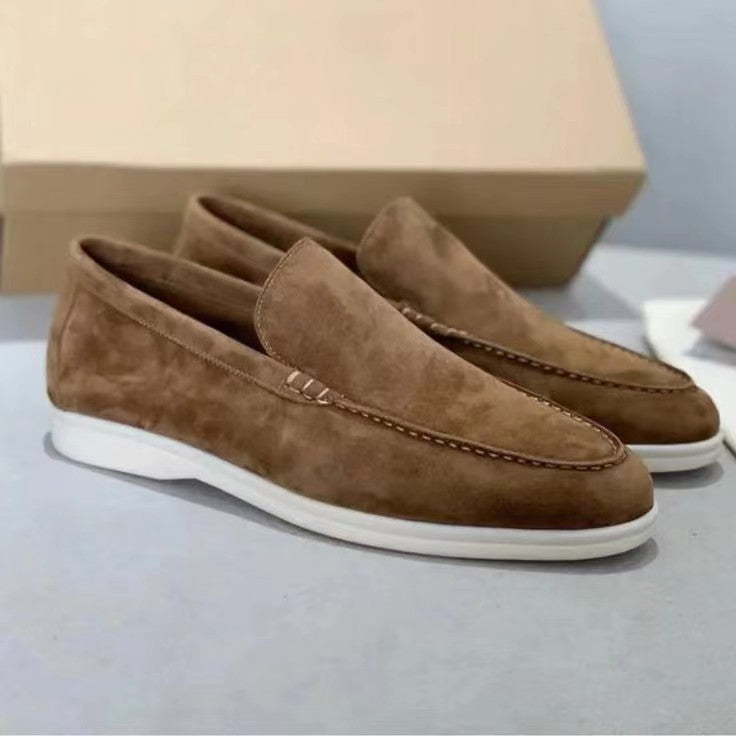 Mocassins d'été décontractés pour hommes Chaussures plates à enfiler pour la conduite
