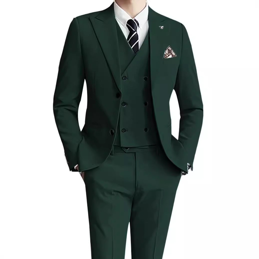 Men's Three-Piece Formal Suit Set