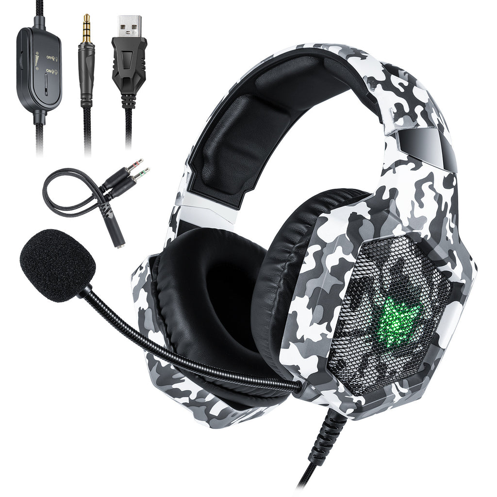 ONIKUMA K8 Wired Gaming Headset with Microphone and Braided Cable