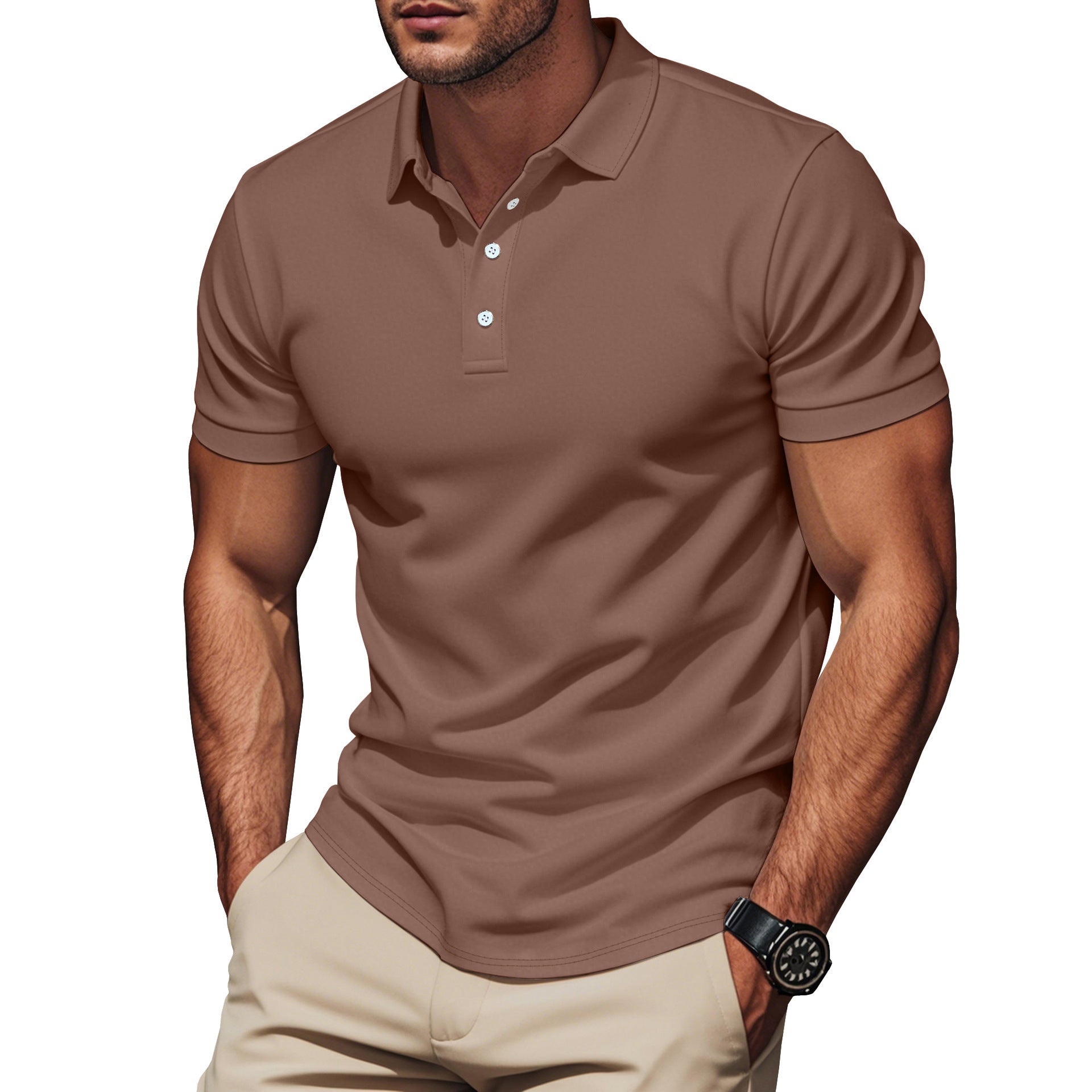 British Style Casual Summer Men’s T-Shirt in Multiple Colors