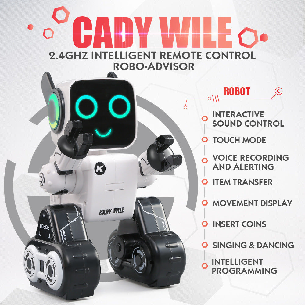 Intelligent Remote Control Robot with Voice Activation and RGB Lights
