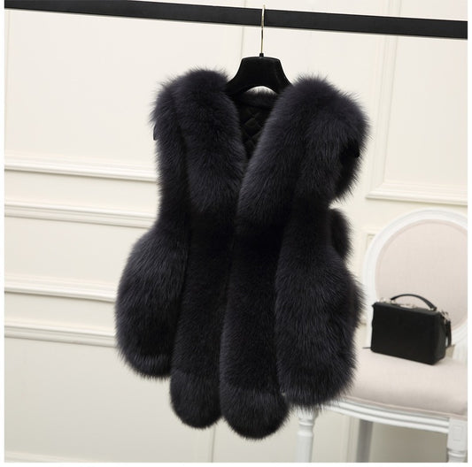 Faux Fox Fur Vest Fashion
