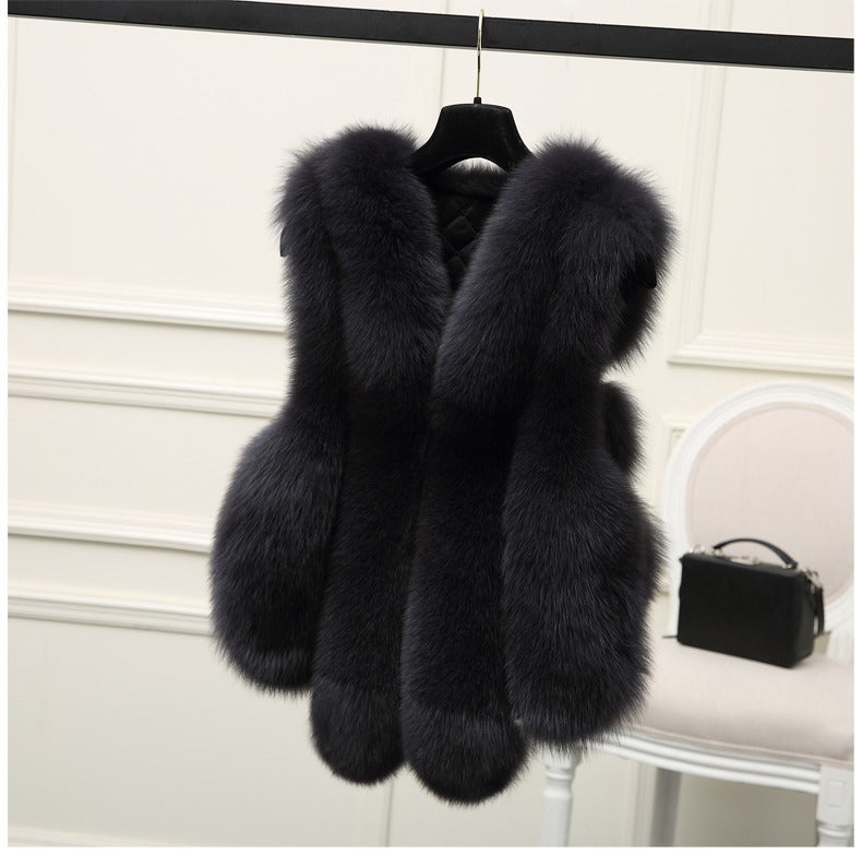 Faux Fox Fur Vest Fashion