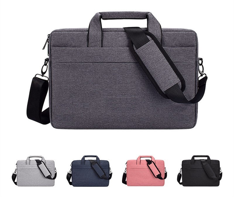 Sac à bandoulière pour ordinateur portable en tissu Oxford avec fermeture éclair
