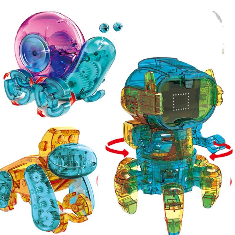 Robot solaire DIY STEM avec expériences scientifiques intelligentes assemblées