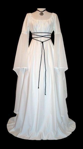 Robe d'Halloween pour femme, manches longues, col rond et ceinture, coupe asymétrique, costume de sorcière.