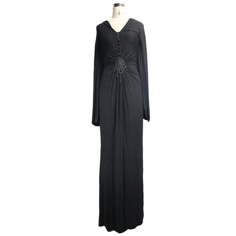 Robe trapèze taille haute coupe ajustée pour femme