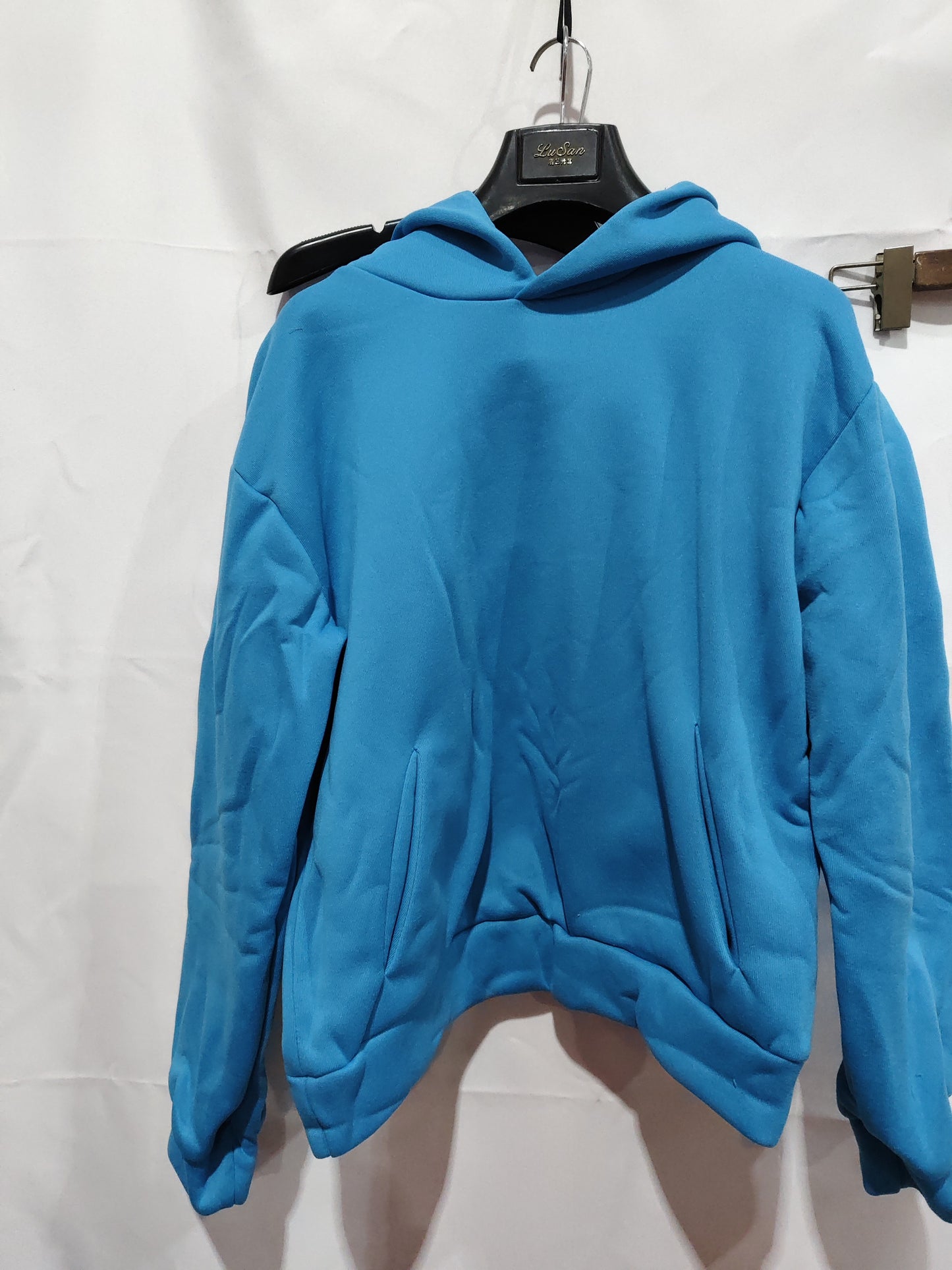 Simple Solid Color Hooded Casual Suit