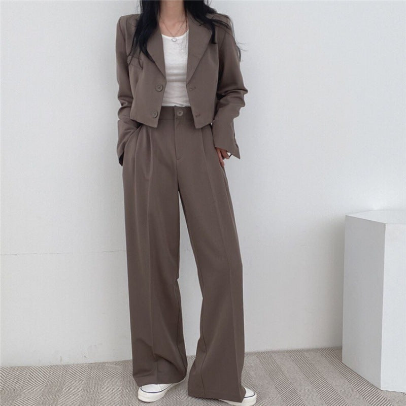 Youthful Western Style Two-Piece High Waist Suit S-3XL Polyester Fiber