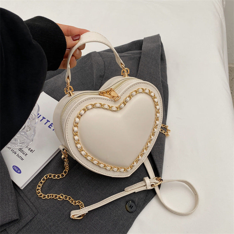 Women's Large Capacity PU Chain Shoulder Messenger Bag
