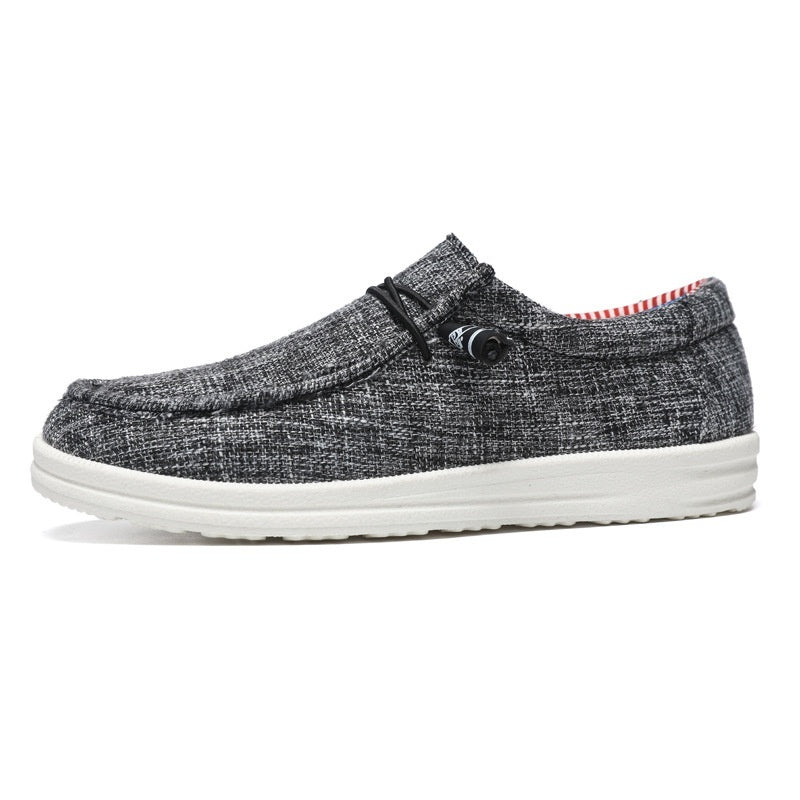 Breathable Mesh Low Top Men's Shoes with Platform Heel