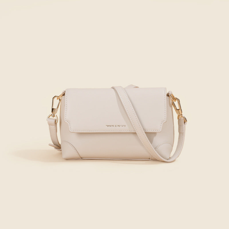 High-Grade Genuine Leather Small Square Crossbody Bag for Women – Spring Style