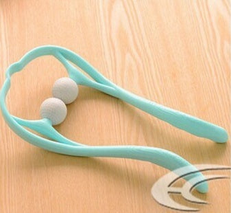 Plastic Neck and Shoulder Pressure Point Massage Roller for Trigger Point Relief