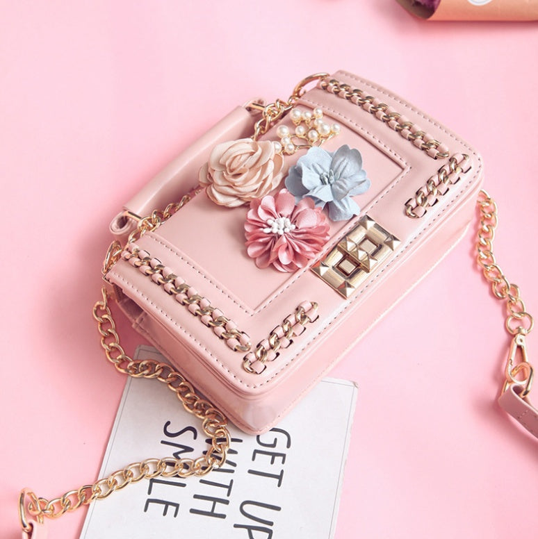 Sac carré Blush Flora avec motif floral