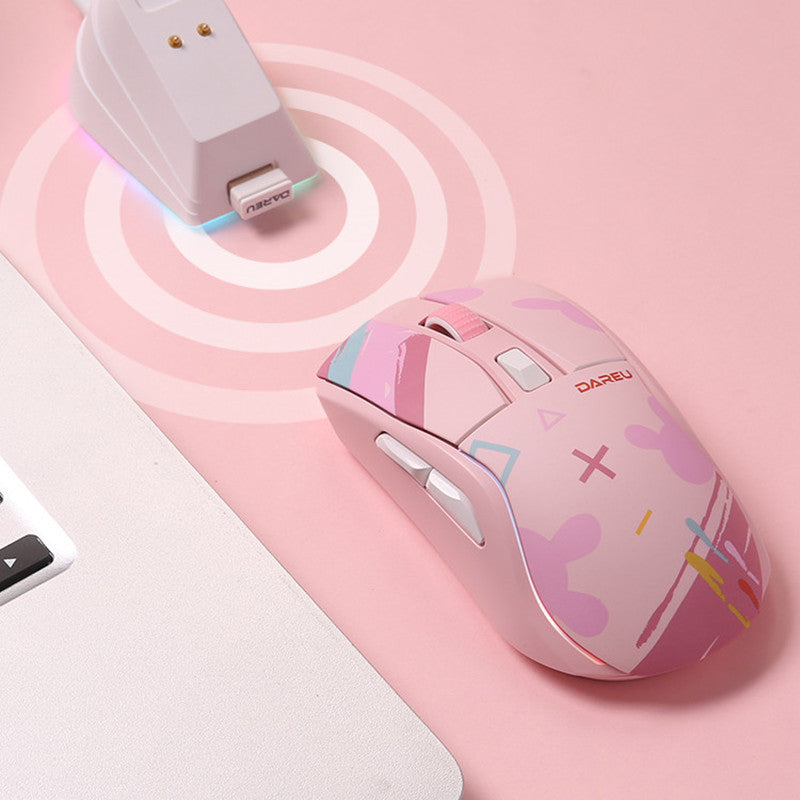 Wireless Bluetooth Charging Mouse with RGB Backlight