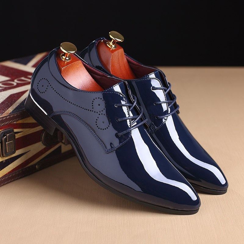 Chaussures habillées en cuir décontractées pour hommes