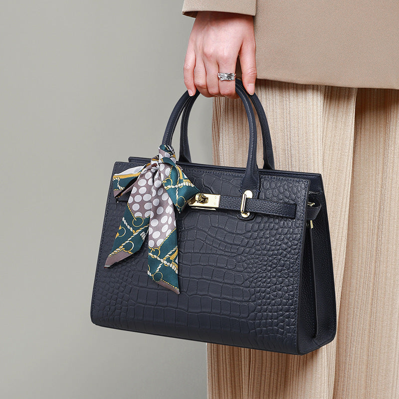 Sac à main pour femme en cuir de vachette grande capacité