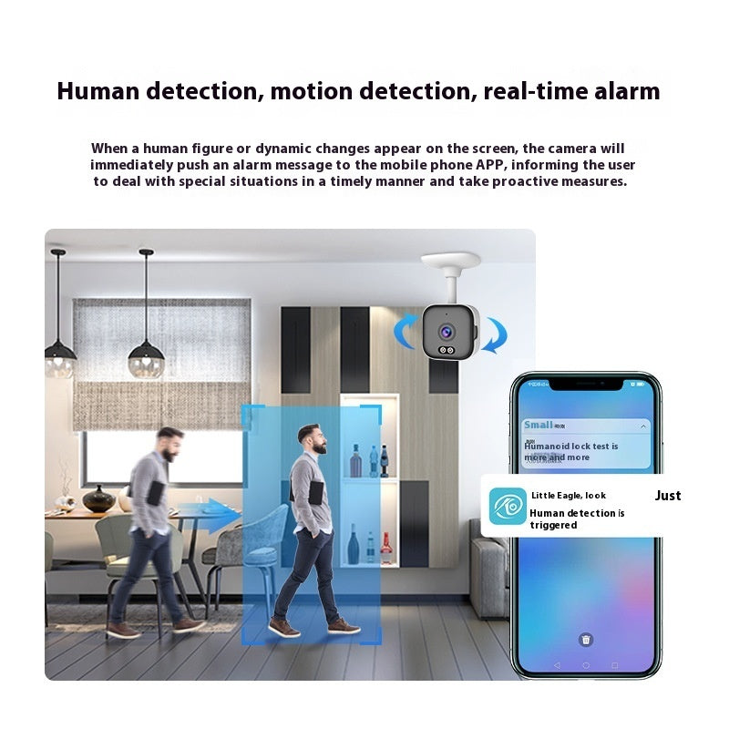 Caméra de sécurité sans fil à domicile avec surveillance à distance
