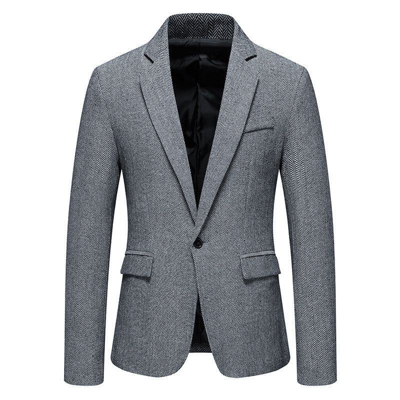 Veste de costume décontractée et épaisse pour le bureau