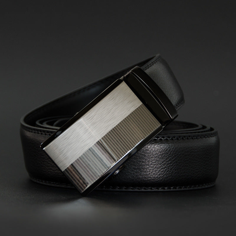 Men's two-layer cowhide belt belt