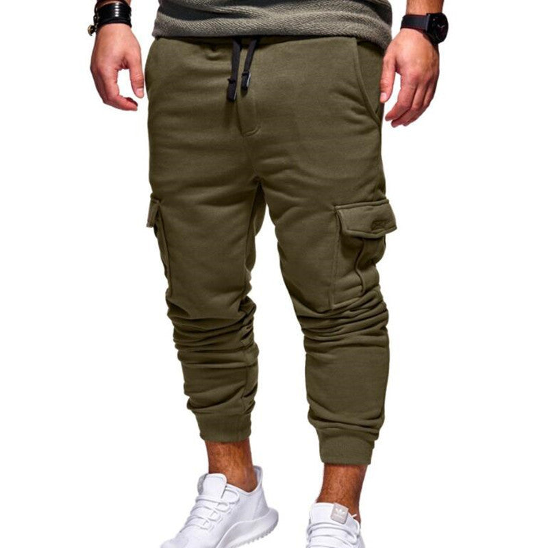 Men's Sport Jogger Sweatpants Polyester Lycra Stretch Fabric